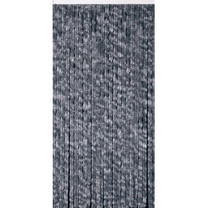 Türvorhang Flauschi, silbergrau, 90x200 cm, dichter Fliegenvorhang mit flauschigen Chenille-Strängen.