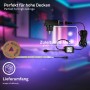 Briloner LED-Band Starter-Set mit RGB/W Funktion, 2m, IP44, inklusive Zubehör.