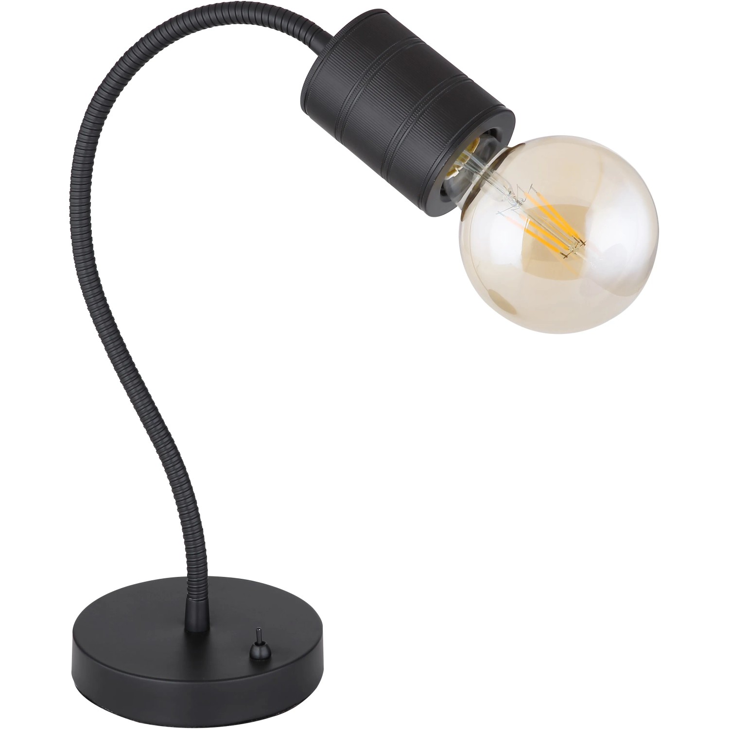 Globo Tischlampe Narri – Designleuchte In Schwarz & Gold, E27 Fassung, Perfekt Fürs Schlafzimmer