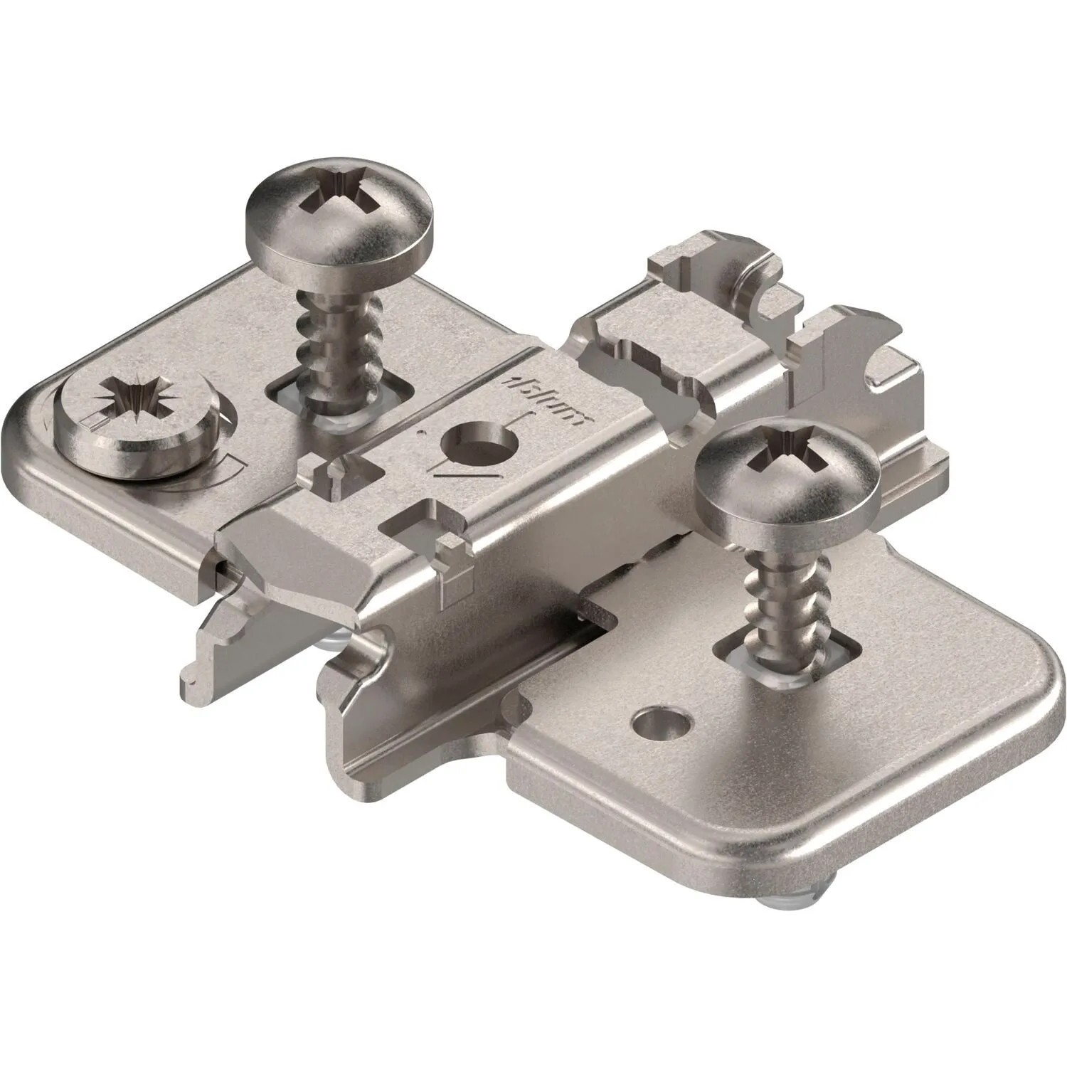 Blum Exzenter-Kreuzmontageplatte Clip Stahl Expdando Distanz 3 mm
