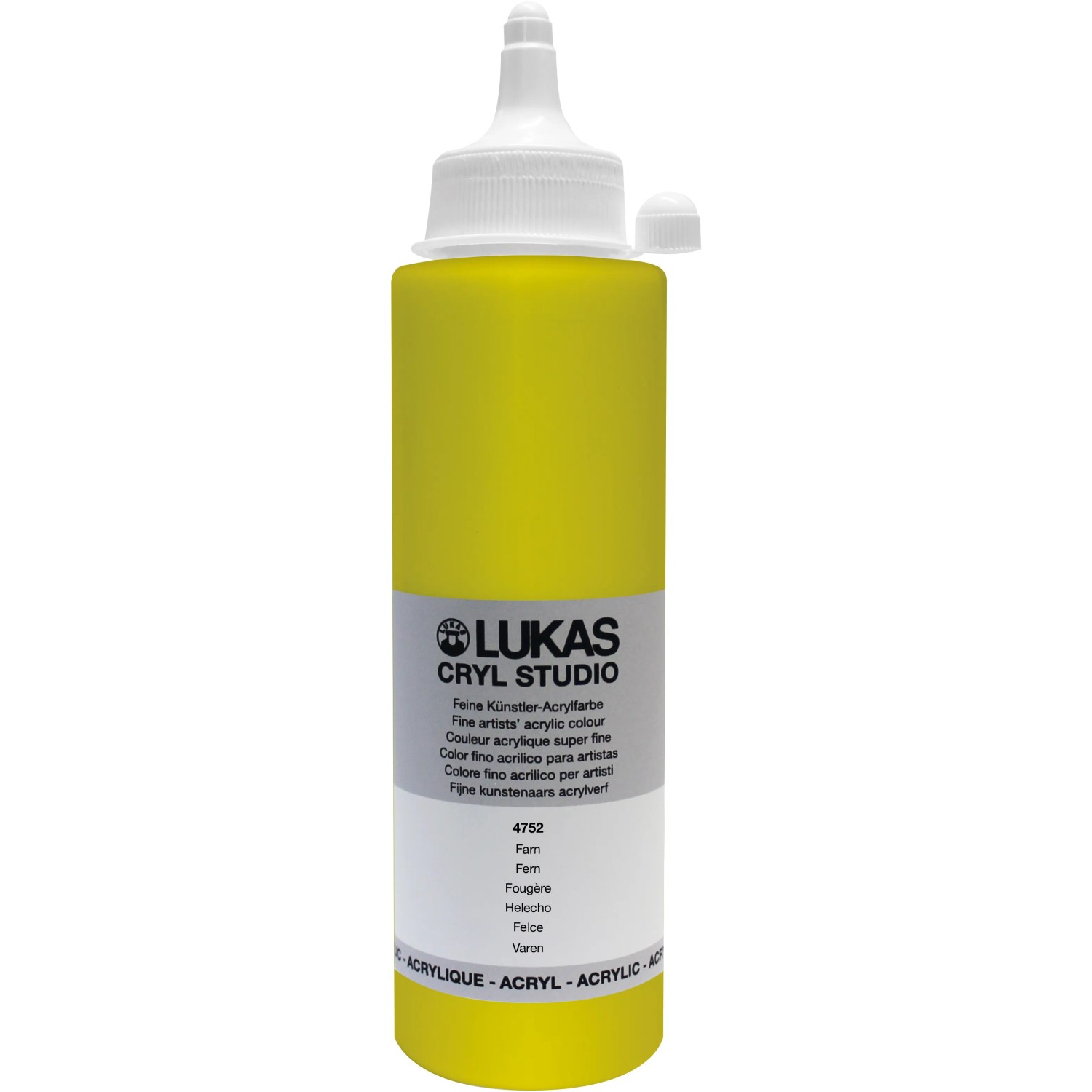 Lukas Cryl Studio Acrylfarbe Plastikflasche Farn 250ml