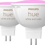 2er-Pack Philips Hue LED-MR16 GU5.3 Lampen mit Farbwechsel, 2 x 400 lm.