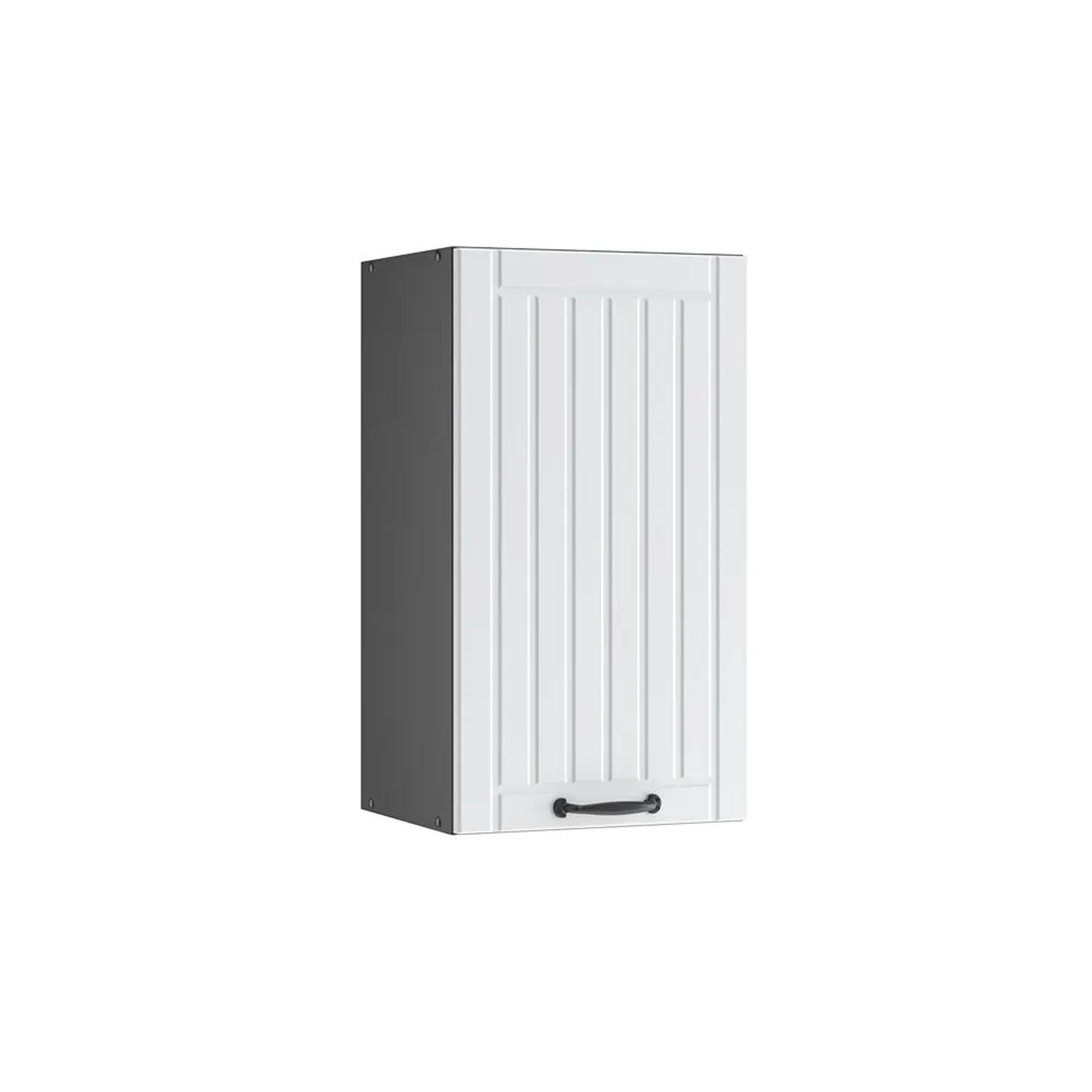 Vicco Hängeschrank Fame-Line Hängender Küchenschrank Weiß Landhaus Anthrazit 40 cm