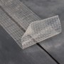 Aquagart Reparaturklebeband für Gewächshausfolie, 8cm x 15m, transparent mit Gitterstruktur.