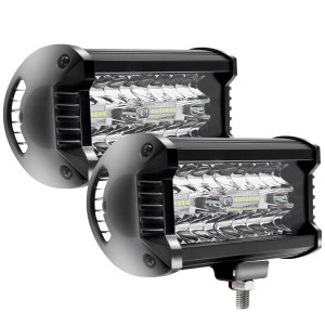 CCLIFE LED Arbeitsscheinwerfer, 2er Set, 240W, 7 Zoll, wasserdicht für Auto, Traktor und Offroad.