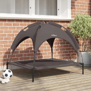 vidaXL Hundebett Braun 90 x 81 x 80,5 cm Stahl 42008191
