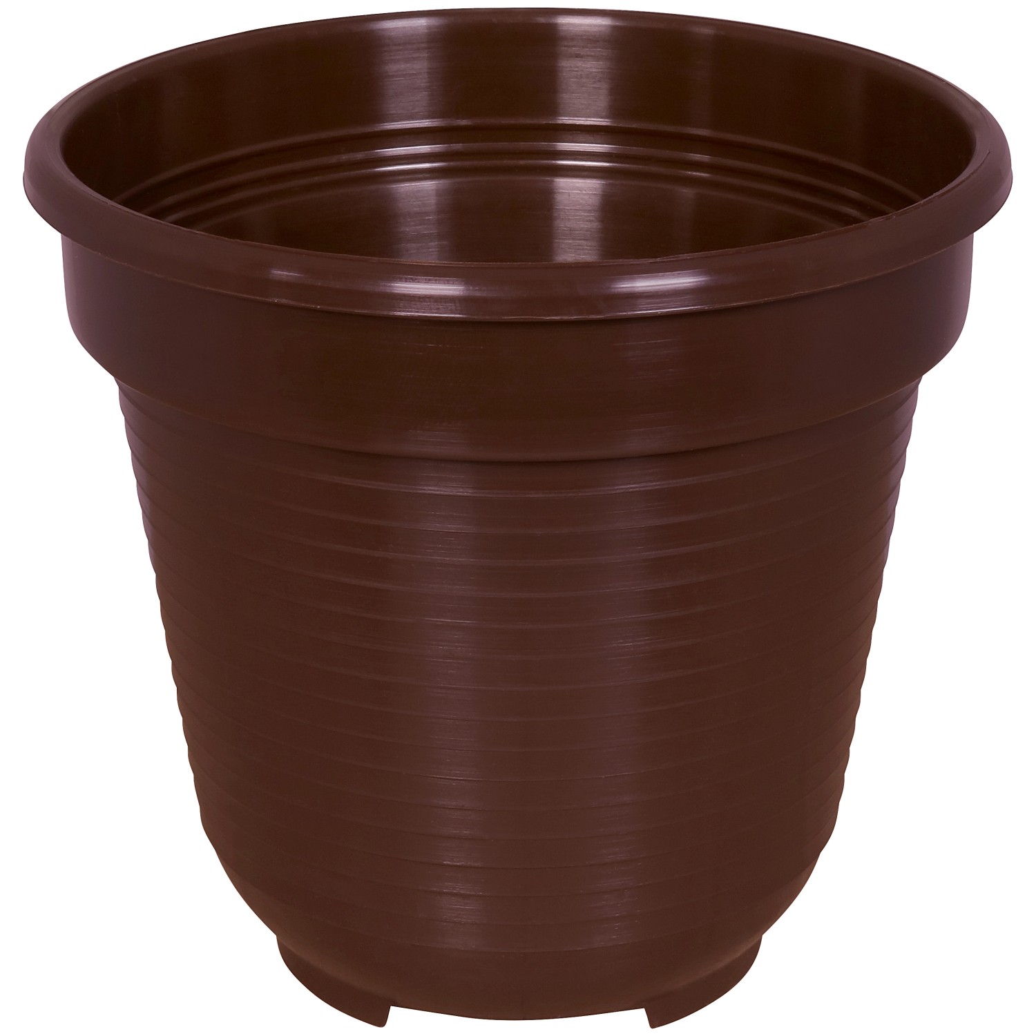 Geli Blumentopf Standard ca. Ø 10 cm Braun