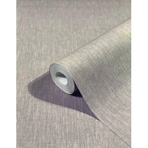 Rolle Marburg Vliestapete Botanica, Struktur Uni Grau-Beige, textile Optik.