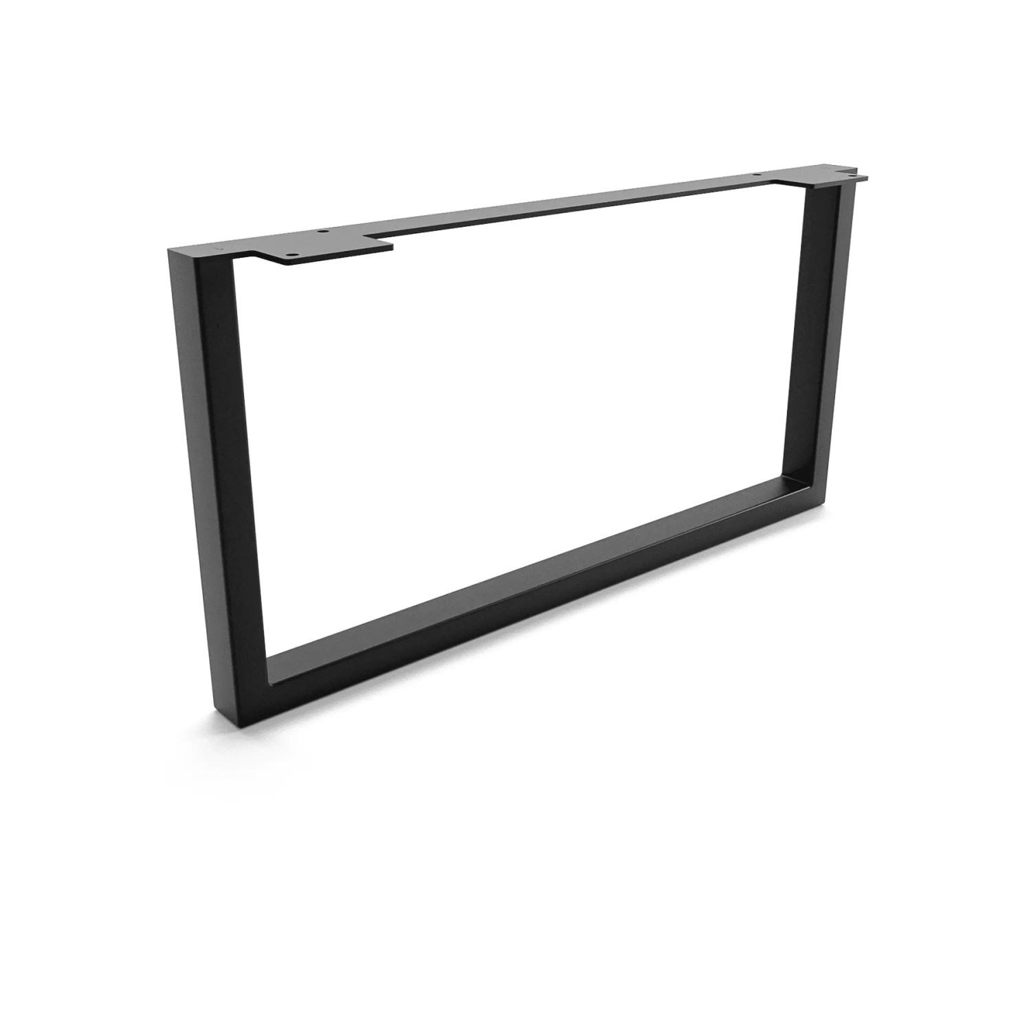 HEVVA Möbelbein GRAZ 25 cm Hoch 50 cm Tief 1 Stück Schwarz