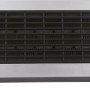 Wand-PTC-Heizstrahler Sollia Hot Air 2.000 W in Weiß-Schwarz mit LED-Display.