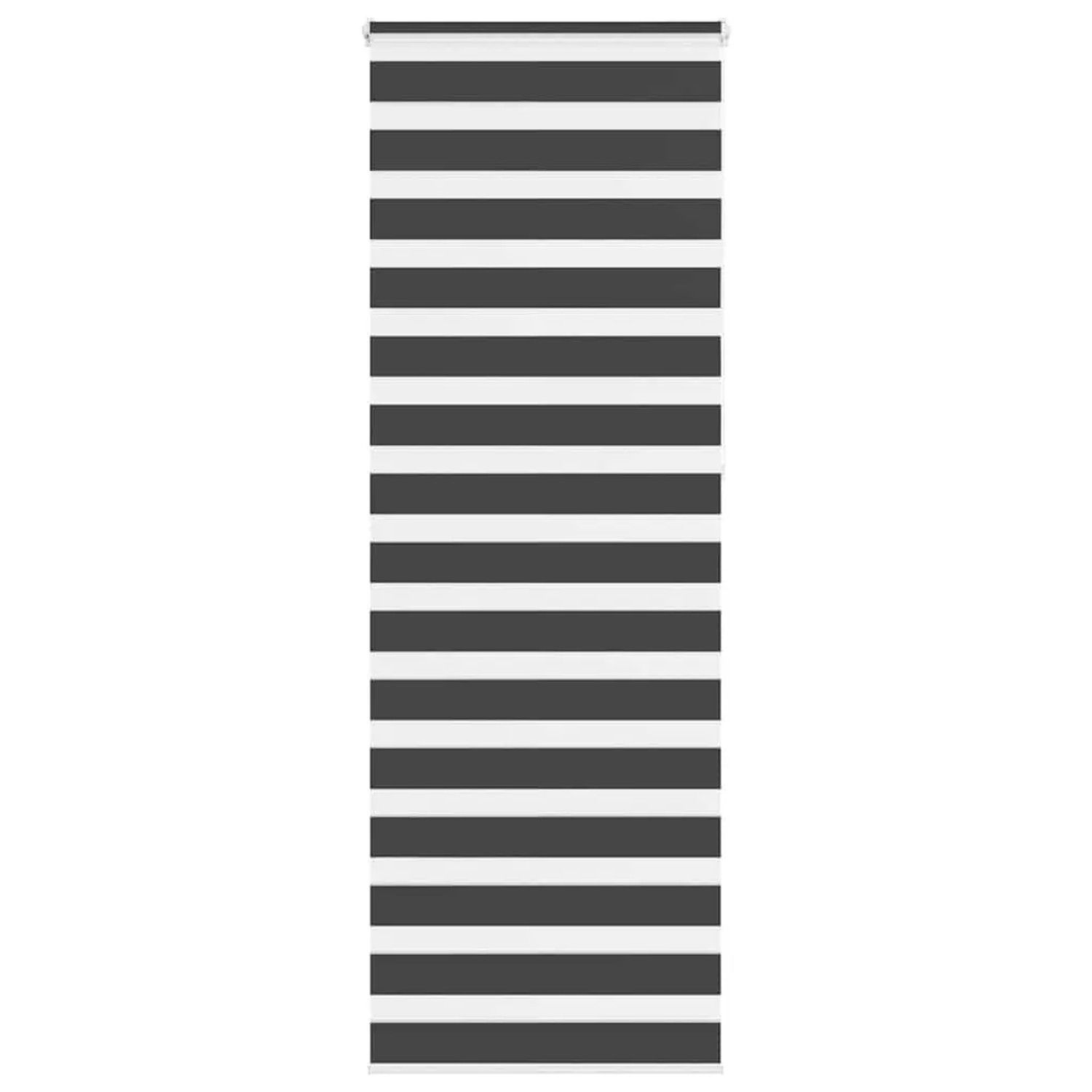 vidaXL Doppelrollo Schwarz 80x230 cm Stoffbreite 75,9 cm Polyester 4014283 günstig online kaufen