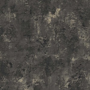 Livingwalls Tapete in Steinoptik, schwarz-gold, für ein modernes Ambiente.