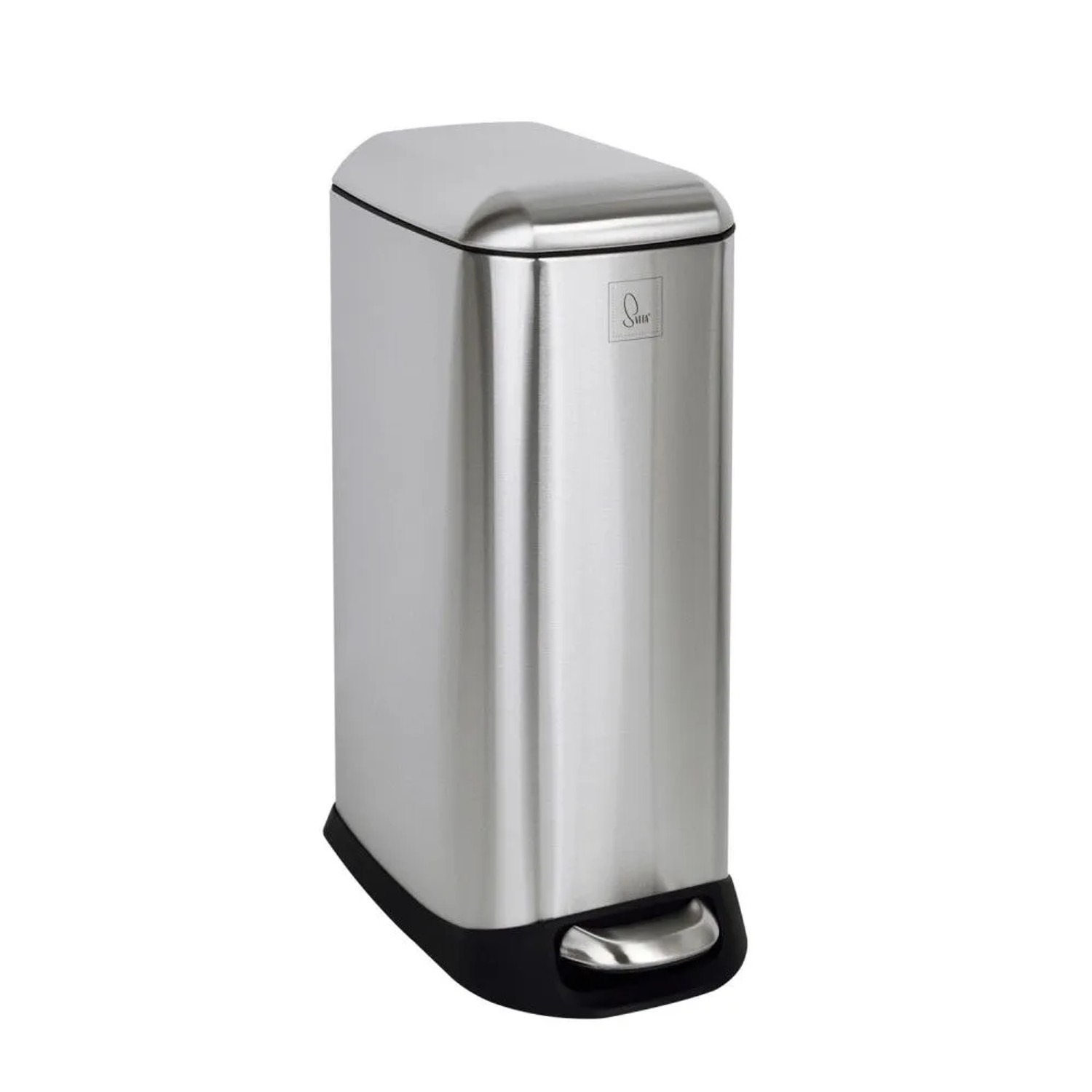 Svita TS20 Mülleimer Treteimer Abfalleimer 20l Mit Inneneimer Pedal Silber