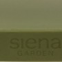 Detailaufnahme: Siena Garden Lane Stapelsessel in Olive, Gartenstuhl mit Logo.