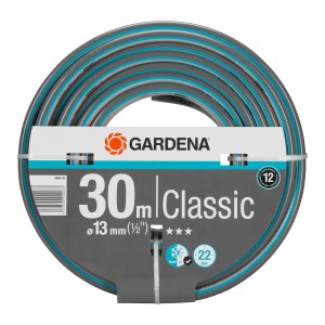 Gardena Classic Gartenschlauch, 13mm, 30m, aufgerollt. Ideal für die Gartenbewässerung.