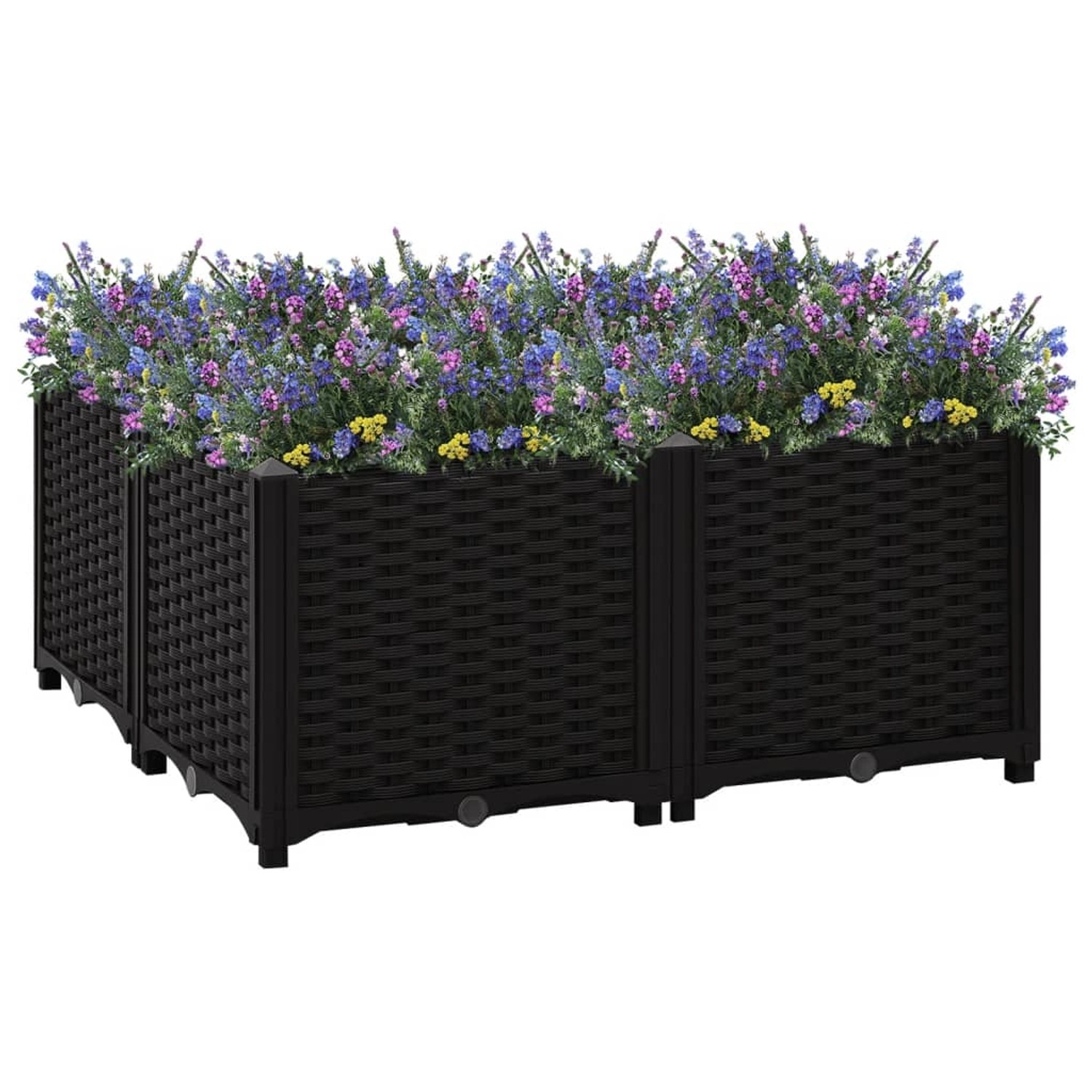 furnicato Hochbeet 80x80x38 cm Polypropylen