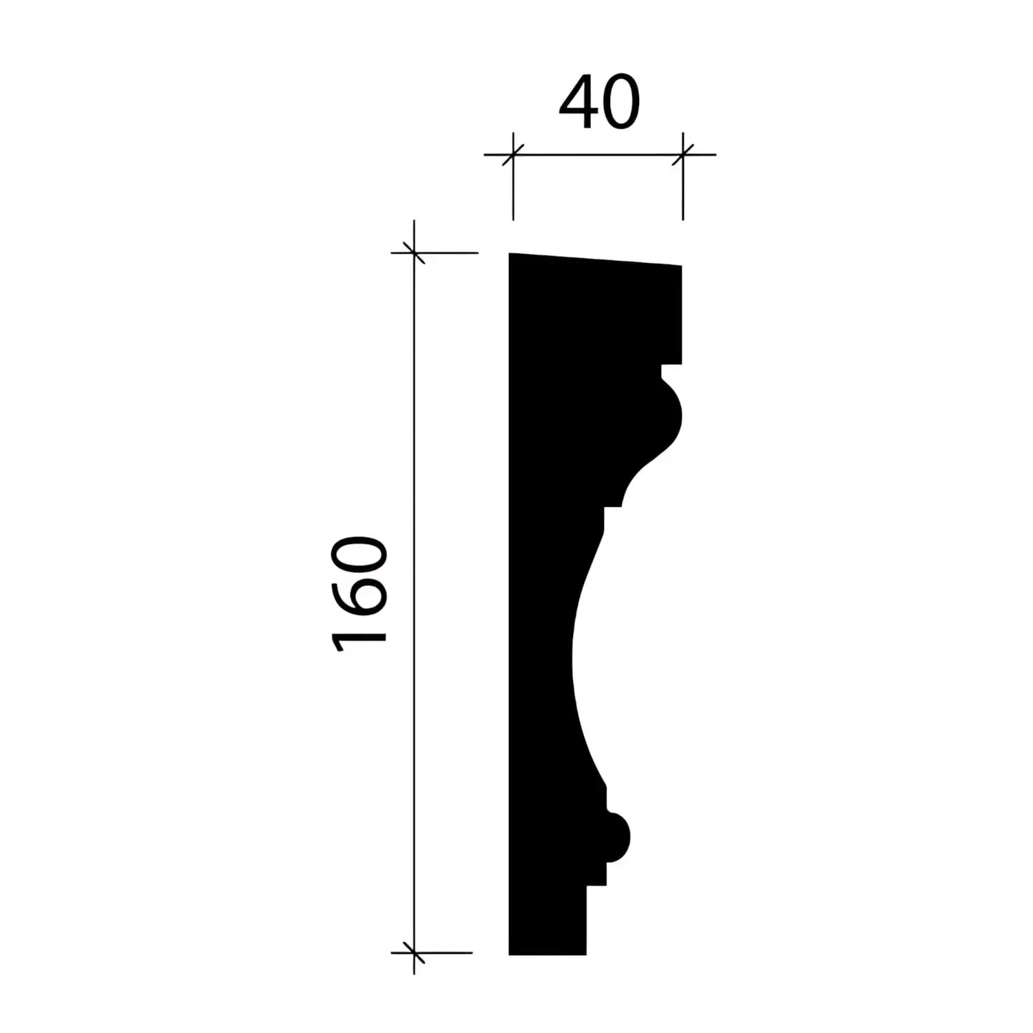 PROFHOME 487032 Bogenrahmen Fassaden Element Fensterumrandung Zierelement 103 cm x 4 cm x 103 cm Weiß