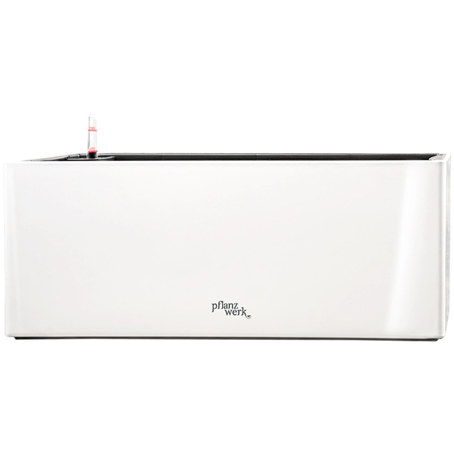 Pflanzwerk® Pflanzkübel Tub 20 cm x 50 cm x 20 cm Shiny Weiß günstig online kaufen