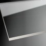 Detailaufnahme: Breuer Walk-In Duschwand Entra, Klarglas, silber matt, 140 cm.