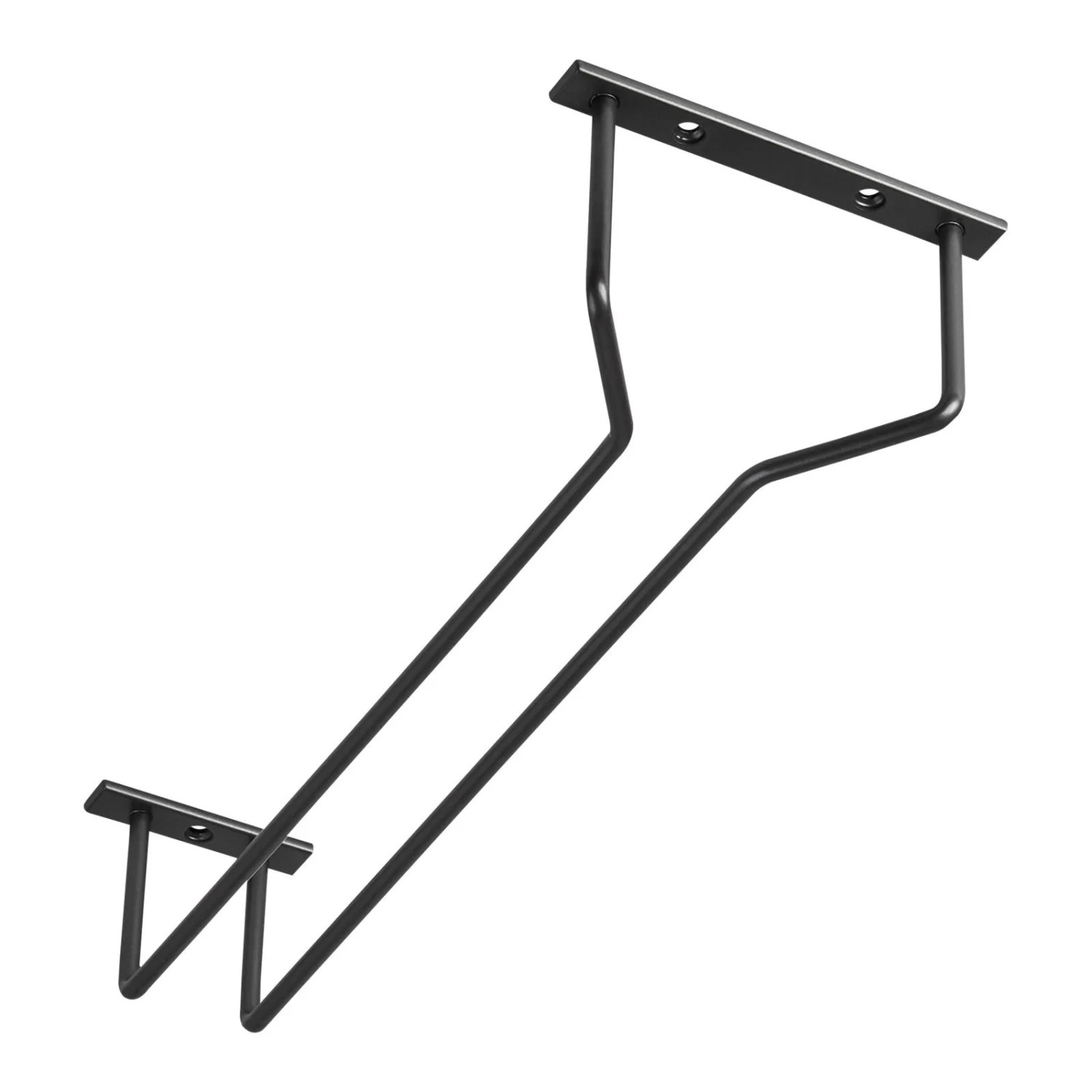 SOTECH Gläserhalter für 1 Glasreihe 120 x 355 x 70 mm Schwarz