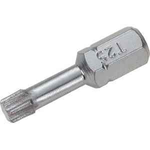 LUX Diamant Bit Professional TX25, Stahl-Bit mit Diamantbeschichtung für Schraubarbeiten.
