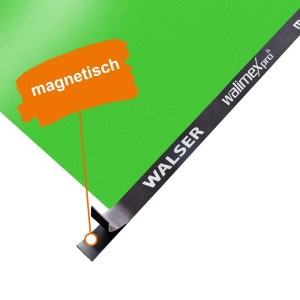 Walimex Pro Magnetband fixiert grünen Fotohintergrund am Boden. Verhindert Aufrollen, schützt Kanten. Studiozubehör.