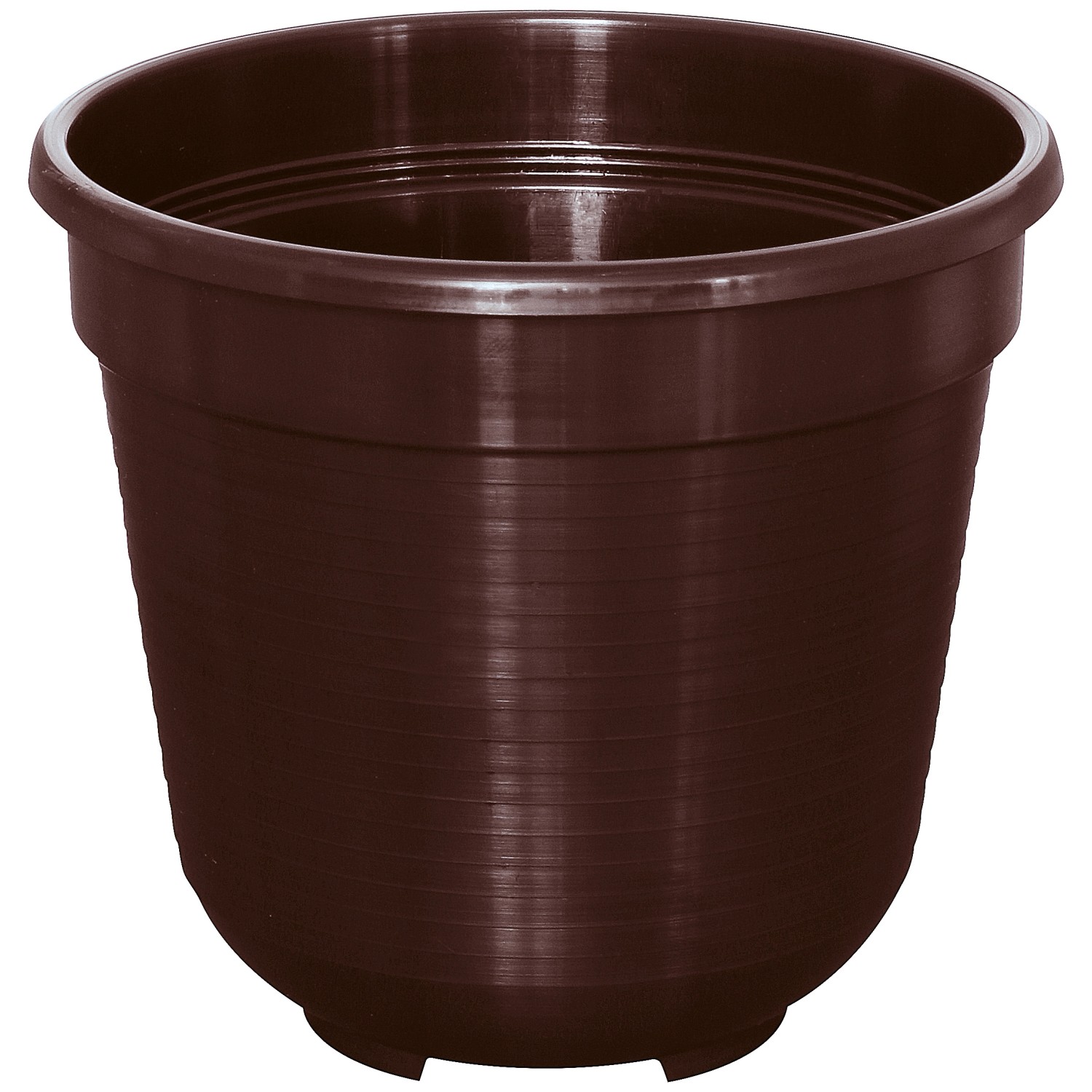 Geli Blumentopf Standard ca. Ø 12 cm Braun
