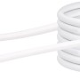 Weißes Schwaiger Antennenkabel, 10 m, mit IEC-Stecker und -Buchse für Audio & Video.
