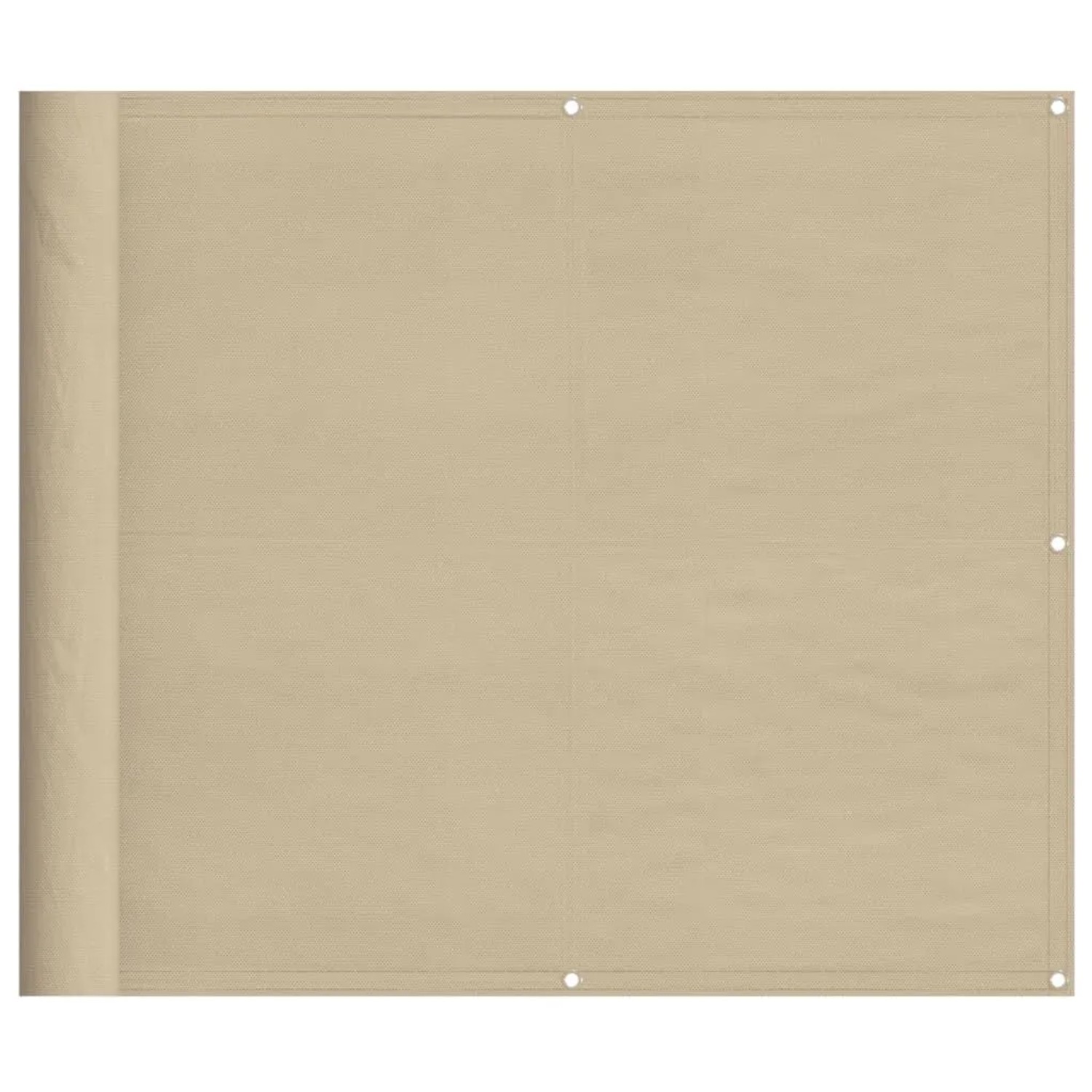 vidaXL Balkon-Sichtschutz Beige 90x1000 cm 100 % Polyester-Oxford 4000181 günstig online kaufen