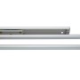 2-armiger Handtuchhalter aus Aluminium zur Wandmontage.