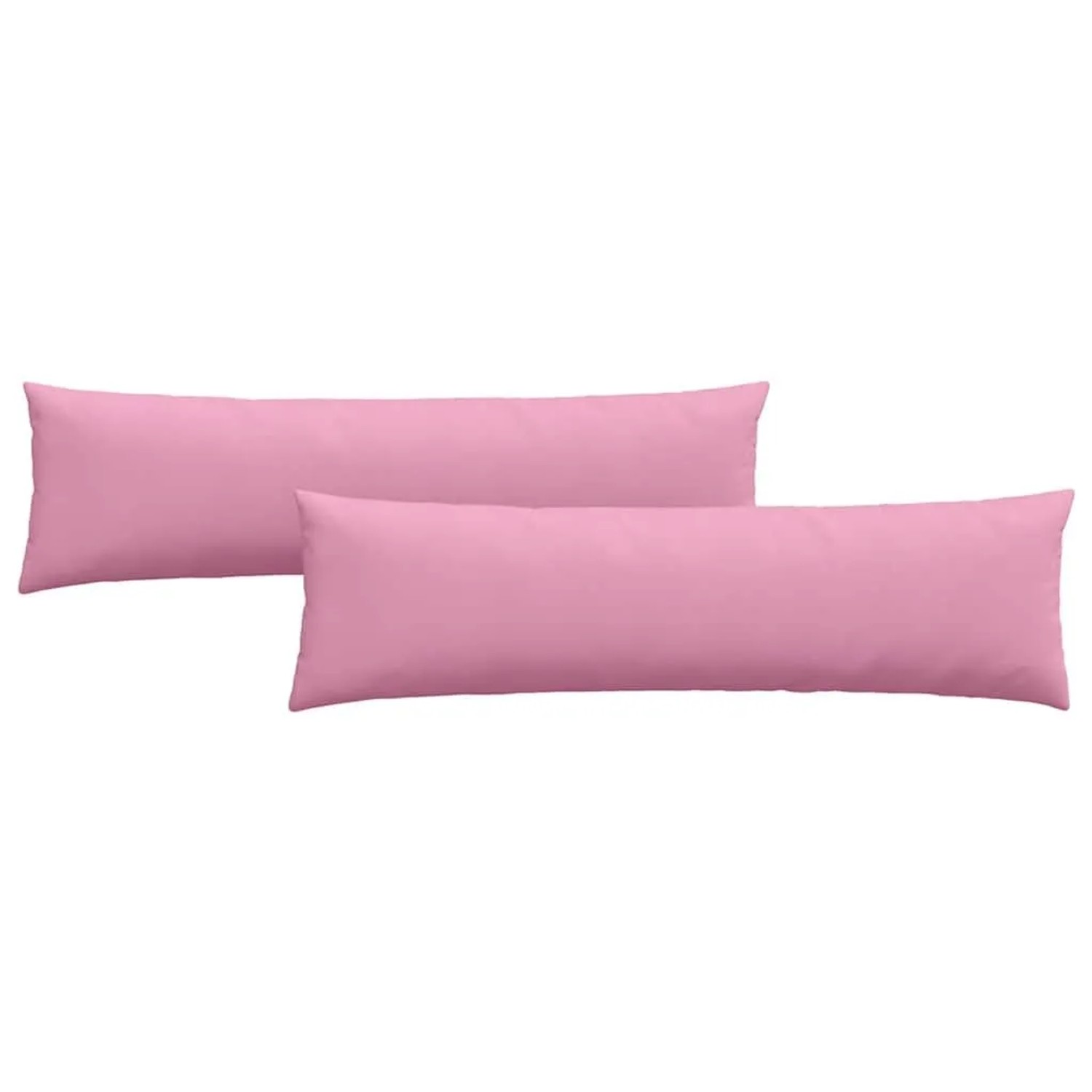 vidaXL Sofakissen 2 Stück Rosa 145 x 40 cm Stoff 42013840