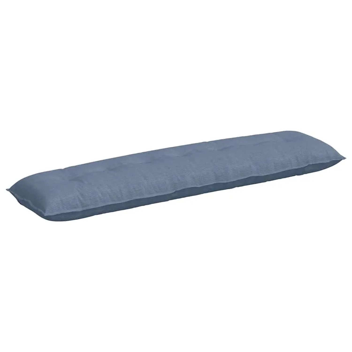 vidaXL Rückenkissen Blau 200 x 50 cm Cordstoff 42014997