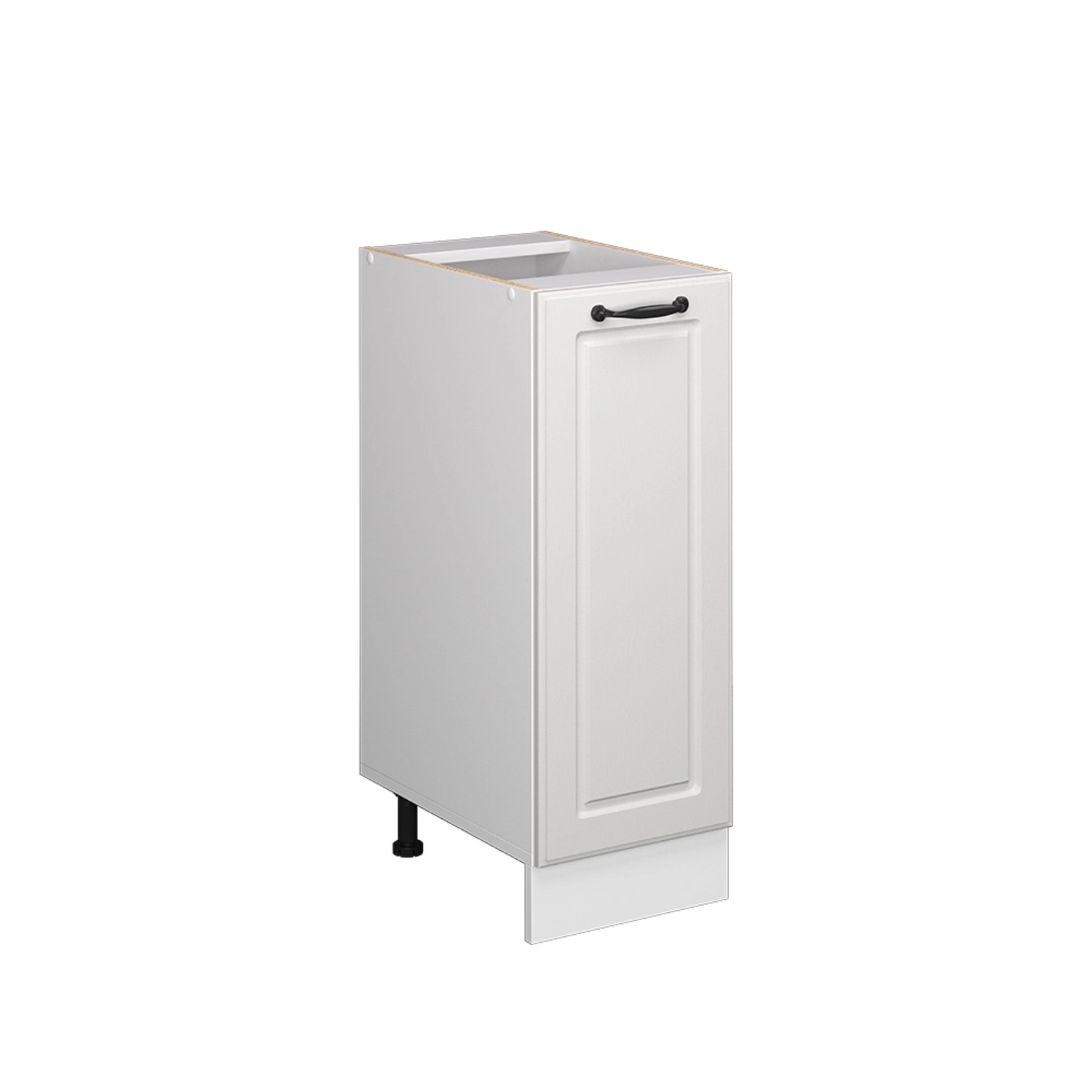 Vicco Apothekerschrank R-Line, Weiß Landhaus/Weiß, 30 cm ohne Arbeitsplatte günstig online kaufen