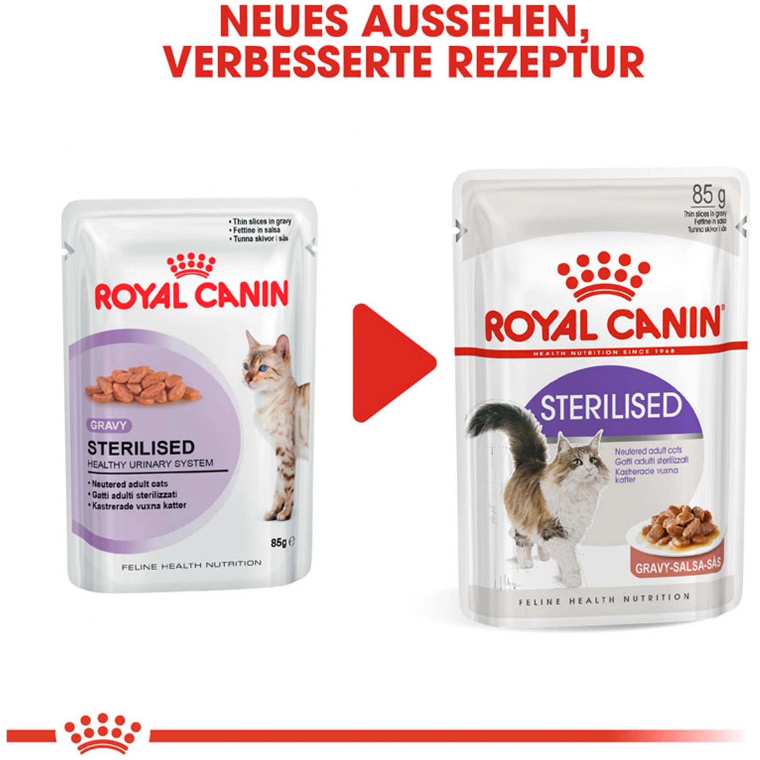 Royal Canin Katzen Nassfutter fr sterilisierte Katzen in Soe 85 g kaufen  bei OBI