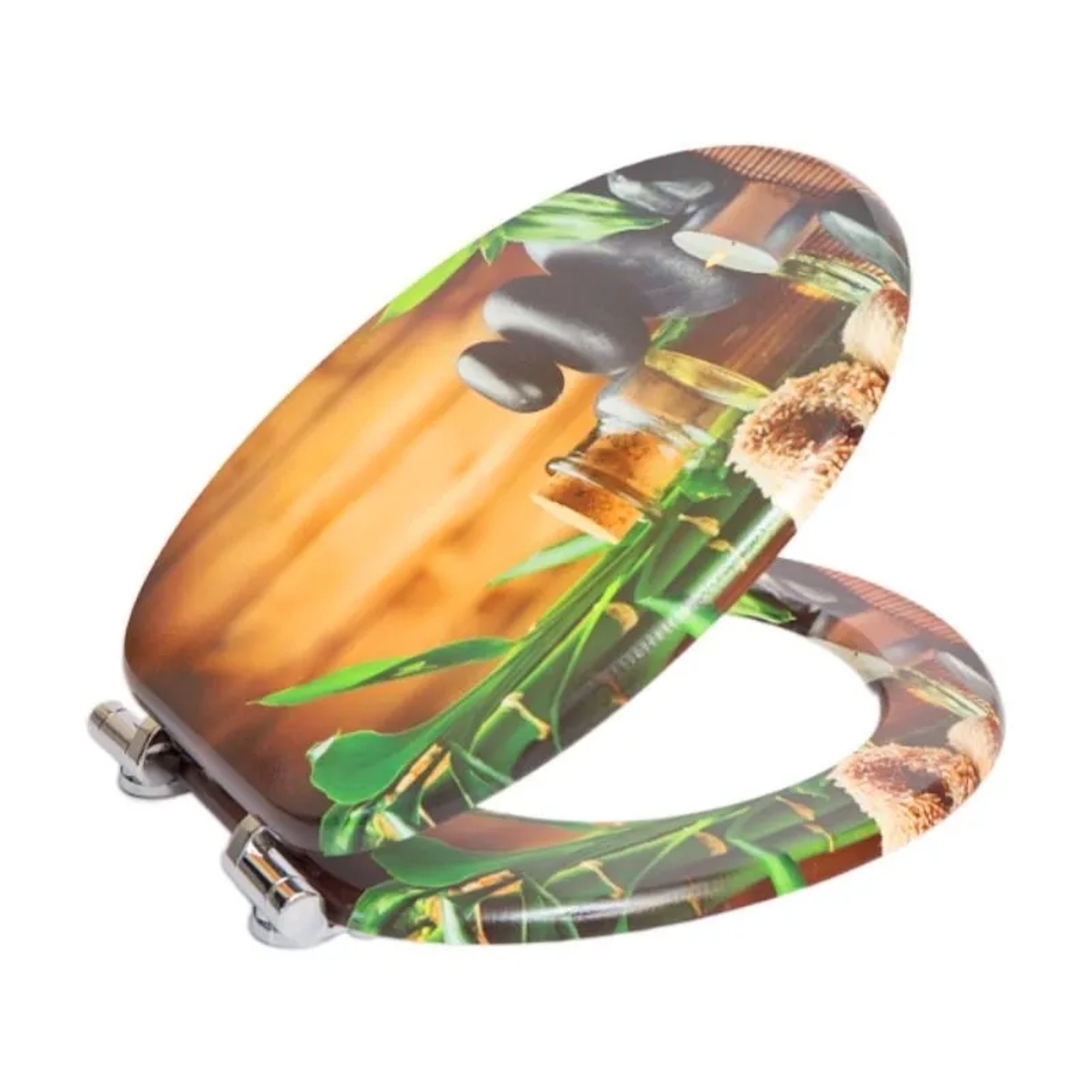 SINOBATH WC Sitz Mit Absenkautomatik MDF Holzkern H167 günstig online kaufen