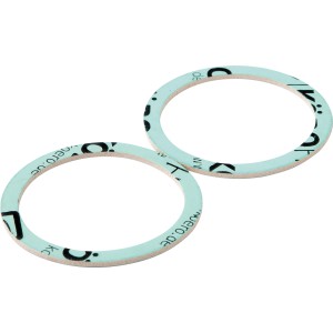 Zwei KÖRO HD-Dichtungsringe, 45x55x2 mm, für Trinkwasser-Überwurfmuttern.