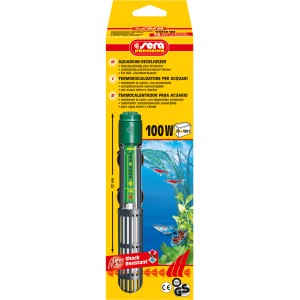 Sera Aquarium-Regelheizer 100W, schockresistenter Heizer für Süß- und Meerwasser Aquarien.