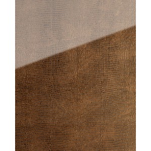 WALLFACE Wandpaneel in Kupferbraun mit Leguanleder-Optik für stilvolle Wandgestaltung.