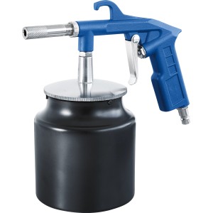 LUX Sandstrahlpistole D-SSP-1000 mit 0,75 l Becher für Kompressoren.