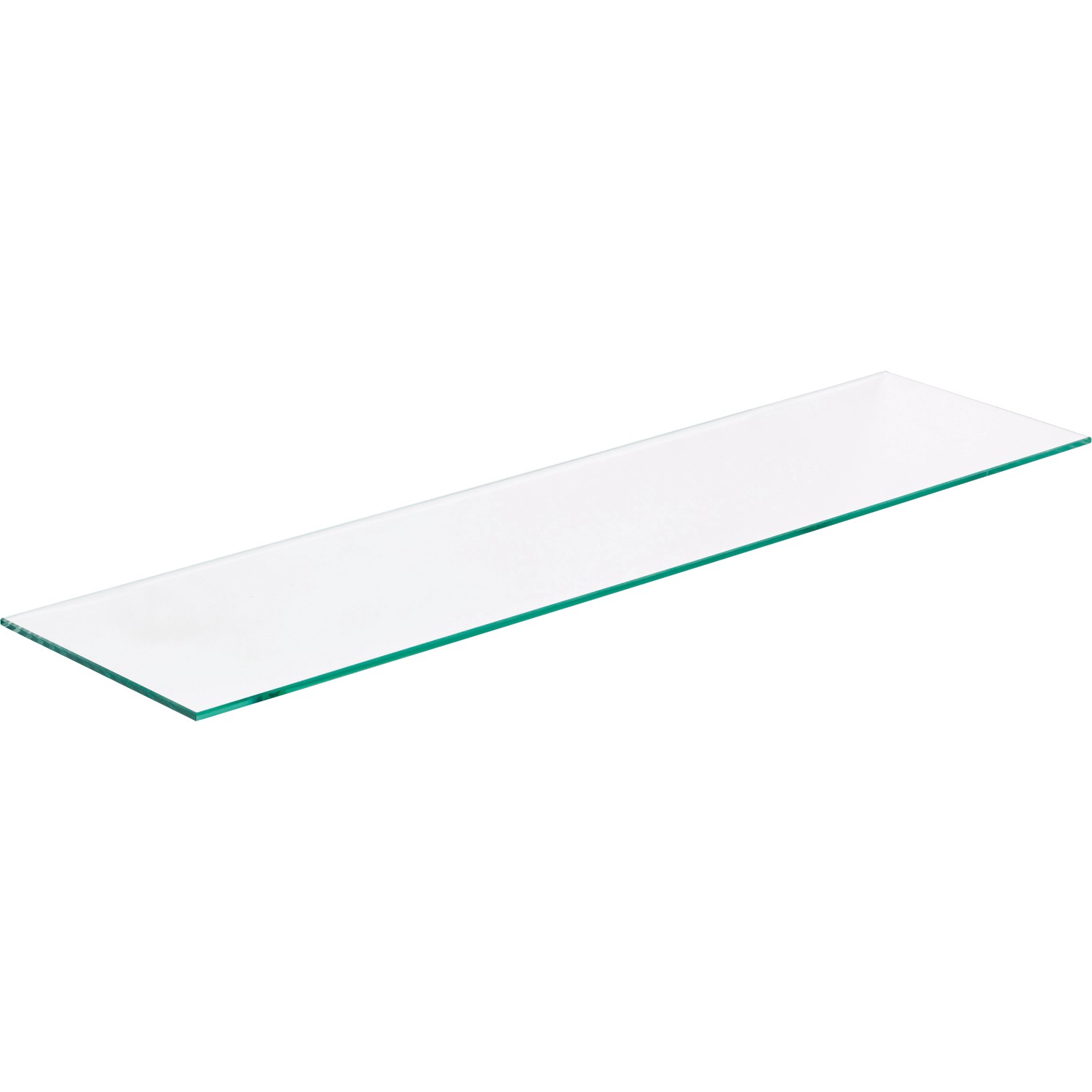 Glasboden Villar Eckig Klar 80 cm x 20 cm x 0,6 cm