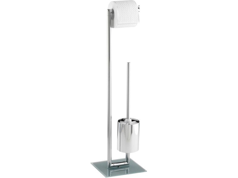 Wenko Stand WC-Garnitur Style Chrom 73 cm x 19 cm x 19 cm kaufen bei OBI