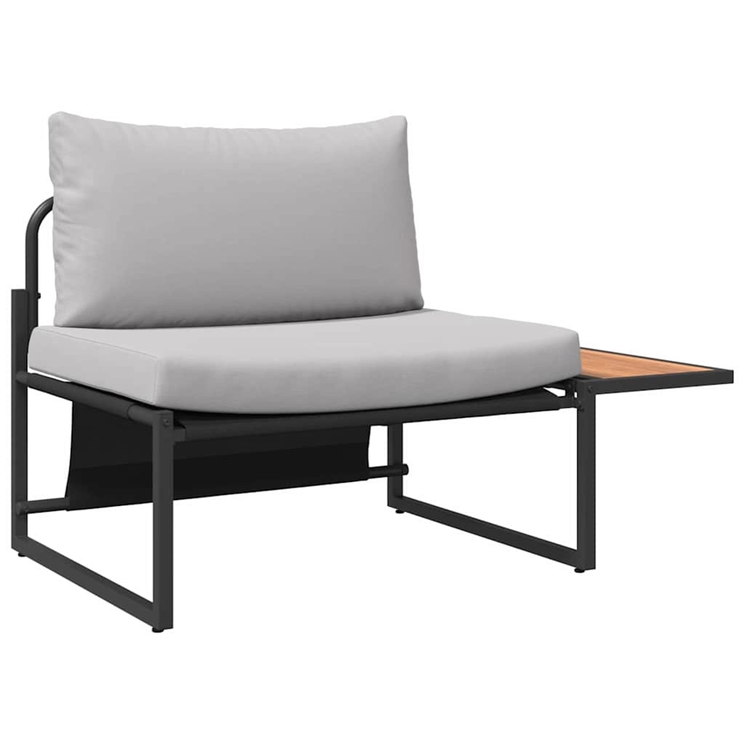 vidaXL Garten-Sofa-Set 2-Tlg Hellgrau Stahl 42004141 günstig online kaufen