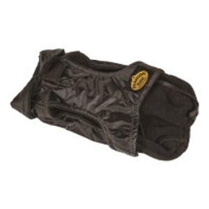 Fashion Dog Hunde-Regenmantel mit Fleecefutter Schwarz 33 cm