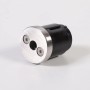 Adapter mit Endkappe für V2A-Handlauf, Ø 40 mm, aus Edelstahl.