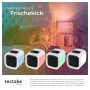 Tectake 3-in-1 Luftkühler Frosty mit LED-Beleuchtung in verschiedenen Farben.