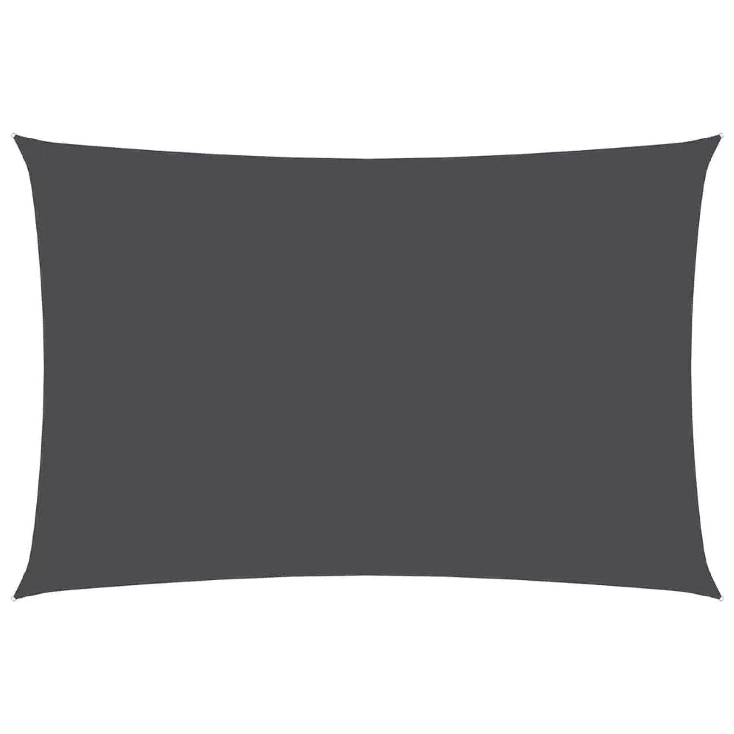 vidaXL Sonnensegel Oxford-Gewebe Rechteckig 6x8 m Anthrazit 135113