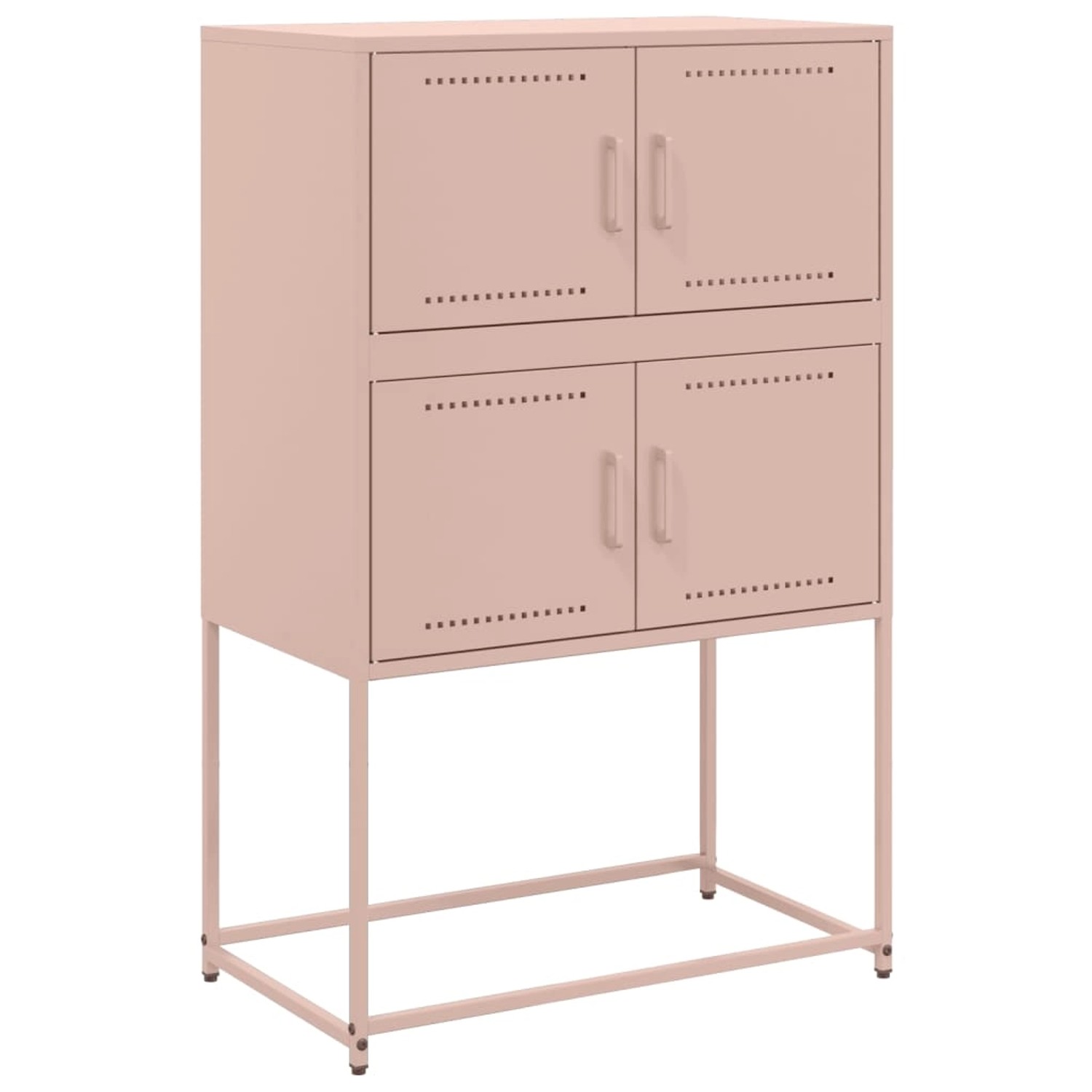 vidaXL Sideboard Rosa 68,5x38,5x107 cm Stahl 846483 günstig online kaufen