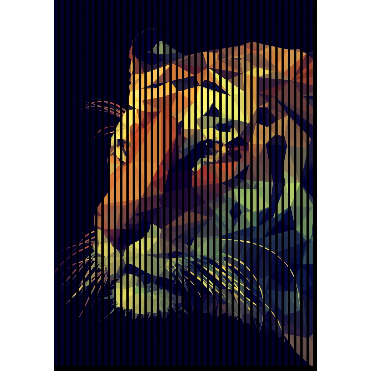 FN Acustico Akustikplatte Tiger 1 PET u. MDF Foliert 1.693 x 19 x 2.400 mm