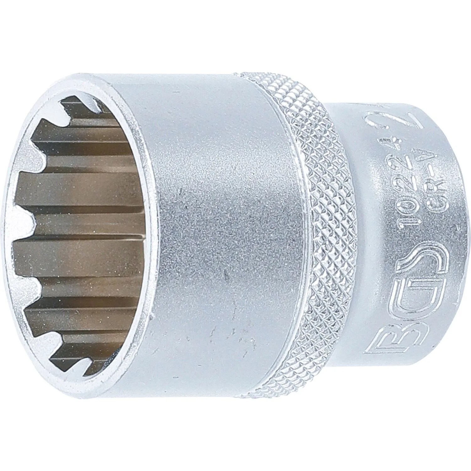 BGS Steckschlüssel Einsatz Gear Lock Antrieb Innenvierkant 12 5 Mm  1 2 Zoll  SW 24 Mm 10224
