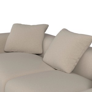 Bessagi Home Sofa Talia Samt Beige